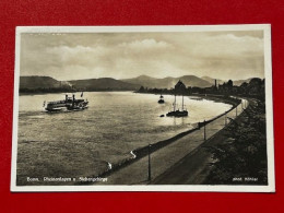 AK Bonn Rhein Rheinanlagen Und Siebengebirge Dampfer Schiffe 1935 - Bonn