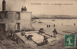 50 , Cpa  GRANVILLE , 47 , Le Lavoir Au Port.  (03552) - Granville