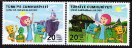 Turkey - 2024 - Cartoon Heroes - Ibi - Mint Stamp Set - Unused Stamps