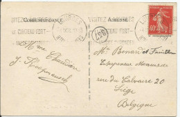 SOLDES - 1924-26 - Semeuse - N° 194 - Oblitéré (o) Seul Sur Carte : LOURDES - Cartas & Documentos