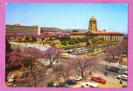 Rep Of South Africa. Pretoria. City Hall Framed From Jacarandas - Standard Size, Divided Back, New, - Zuid-Afrika