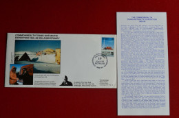 SP Numbered 2 Of 10 Hillary Trans Antarctic Expedition 1955-58 30th Anniv Memory Of Sir P. Scott - Poolreizigers & Beroemdheden