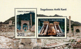 Turkey - 2024 - Sagalassos Ancient City - Mint Souvenir Sheet - Unused Stamps