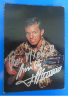 AUTOGRAPHE DE FRANK ALAMO SUR CARTE POSTALE - Chanteurs & Musiciens