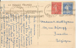 SOLDES - 1927-31 -  N° 237 + 199  Oblitérés (o) Sur Carte - POINT SUBLIME - Storia Postale
