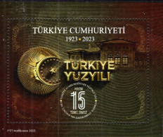 Turkey - 2023 - Centenary Of Turkish Republic - Mint Souvenir Sheet - Nuovi