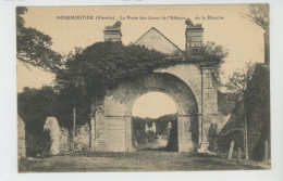 NOIRMOUTIER - La Porte Des Lions De L'Abbaye De La Blanche - Noirmoutier