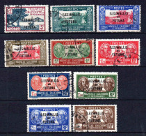 Wallis Et Futuna  - 1939 - Nouvelles Valeurs - N° 77 à 86  - Oblit - Used - Gebraucht