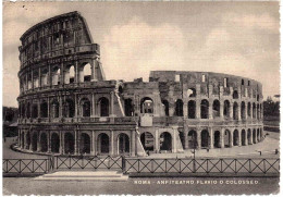 CARTOLINA ROMA COLOSSEO CON ANNULLO TARGHETTA DICHIARAZIONE REDDITI - Colosseum