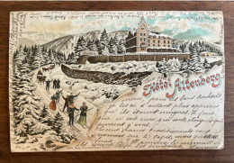 Vosges Alsacienne Près Col De La Schlucht - Hôtel Altenberg - A Circulé Le 28/01/1899 - Munster