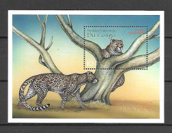 Congo 2000 Animals - Wild Cats MS MNH - Felini