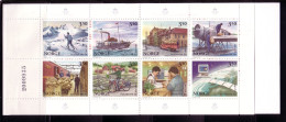 NORWEGEN MH 28 POSTFRISCH(MINT) 350 JAHRE NORWEGISCHE POST(II) FLUGZEUG AUTO SCHIFF - Carnets