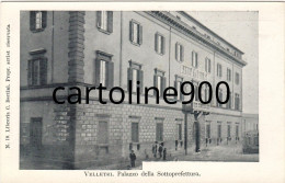 Lazio-velletri Palazzo Della Sottoprefettura Veduta Edificio Primi 900 (formato/piccolo) - Velletri