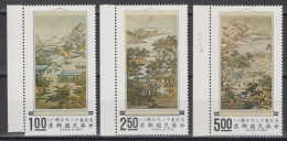 TAIWAN 1970 - "Occupations Of The Twelve Months" Hanging Scrolls - "Winter" MNH** OG XF WITH MARGINS - Ungebraucht