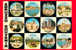 ITALIA - Abruzzo - Cartolina Viaggiata Nel 1984 - Abruzzo Souvenir - Vedutine - Autres & Non Classés