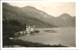 10547986 Weggis Vierwaldstaettersee Weggis Hotel Dampfer X 1936 Weggis - Otros & Sin Clasificación