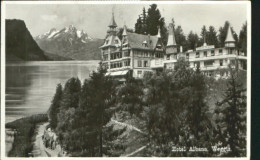 10547982 Weggis Vierwaldstaettersee Weggis Hotel X 1935 Weggis - Andere & Zonder Classificatie