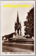 London - S/w Albert Memorial Kensington Gardens - Photo Card - Sonstige & Ohne Zuordnung