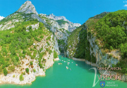 CPM - D - ALPES DE HAUTE PROVENCE - GRAND CANYON DU VERDON - LA SORTIE DES GORGES VERS LE LAC DE STE CROIX - Otros & Sin Clasificación