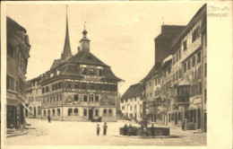 10547871 Stein Rhein Stein Rhein Rathausplatz Ungelaufen Ca. 1900 Stein Am Rhein - Andere & Zonder Classificatie