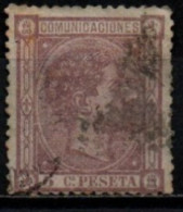 ESPAGNE 1875 O - Usati