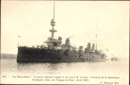 CPA Französisches Kriegsschiff, Marseillaise, Kreuzer - Otros & Sin Clasificación