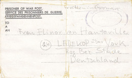 Kriegsgefangenenpost Flieger-Oberstabsingenieur 1946 Von Zedelgem Nach Ladekop - Prigionieri