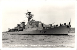 CPA Französisches Kriegsschiff, Commandant Bory, F 726, Aviso Escorteur - Andere & Zonder Classificatie