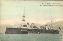 CPA Französisches Kriegsschiff, Condé, Croiseur-Cuirassé - Other & Unclassified
