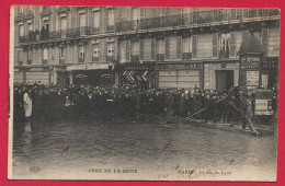 A13 PARIS 75 INNONDATIONS  CRUE DE LA SEINE PARIS  LA RUE DE LYON - Paris Flood, 1910