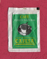 Empty Sugar Bag. Bustina Vuota Di Zucchero- Cafe Tuesta Natural. CAFESA. Pcked By Careca. - Azúcar