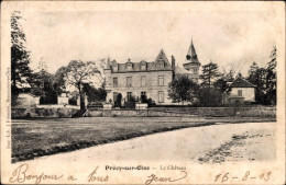 CPA Précy Sur Oise, Schloss - Other & Unclassified