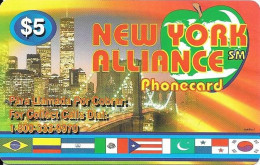 USA: Prepaid IDT - New York Alliance, Collect Call No. Ends 9970 - Autres & Non Classés
