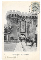 Cpa. 28 CHARTRES - Porte Guillaume (animée, Attelage, Précurseur) 1905  N° 13  Ed. B.F. - Chartres