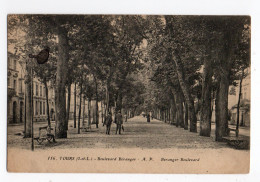 TOURS * INDRE & LOIRE * BOULEVARD BERANGER * Carte N° 116 * édit. A. Papeghin - Tours