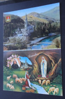 Lourdes - La Basilique, L'Apparition - Edlux, A. Doucet Et Fils, Lourdes - Lourdes