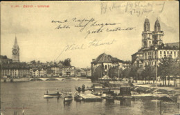 10547738 Zuerich Zuerich Limmat X 1907 Zuerich - Other & Unclassified