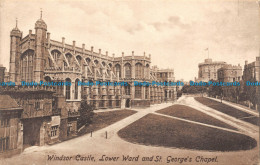 R130686 Windsor Castle. Lower Ward And St. Georges Chapel. Frith - World