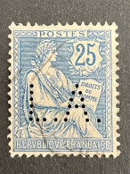 FRANCE L N°127 Mouchon L.A.10 Indice 5 Perforé Perforés Perfins Perfin Superbe !! - Sonstige & Ohne Zuordnung