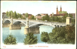 10547701 Basel BS Basel Wettsteinbruecke Ungelaufen Ca. 1910 Basel BS - Sonstige & Ohne Zuordnung