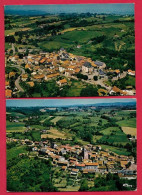 AE952 AVEYRON 12 ASPRIERES  VUES GENERALES AERIENNES 2 CARTES POSTALES - Sonstige & Ohne Zuordnung