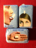 Sugar Cube, Full- Le Sucre. Le Goùt, L'esprit, Antisèche. Lot Of Three Cube. Full. - Azúcar