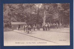 CPA Jeux De Boules Pétanque Non Circulée Fleurs Loire - Pétanque