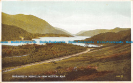 R130756 Thirlmere And Hellvellyn From Western Road. Valentine. Carbo Colour. No - World