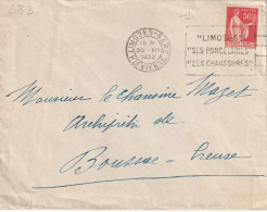 FLAMME  TEMPORAIRE/ N°  283   LIMOGES   -  GARE   HTE  VIENNE - Mechanical Postmarks (Advertisement)