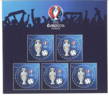 BLOC FEUILLET - .Championnat D' Europe U.E.F.A. De Football 2016  (F 5050 A) - Nuevos