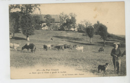 CREUSE - AU PAYS CREUSOIS - N° 282 - Berger Avec Ses Chien Et Vaches - Sonstige & Ohne Zuordnung