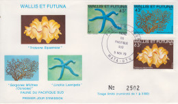 Enveloppe  FDC  1er  Jour    WALLIS  Et  FUTUNA      Faune   Du   Pacifique  Sud      1979 - FDC