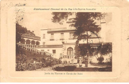 Etablissement Thermal De La Fou à SAINT PAUL DE FENOUILLET - Jardin Des Thermes Et Entrée Des Bains - état - Other & Unclassified