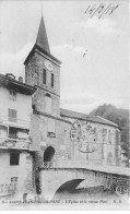 SAINT JEAN PIED DE PORT - L'Eglise Et Le Vieux Pont - Très Bon état - Saint Jean Pied De Port